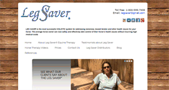 Desktop Screenshot of equi-stimlegsaver.com